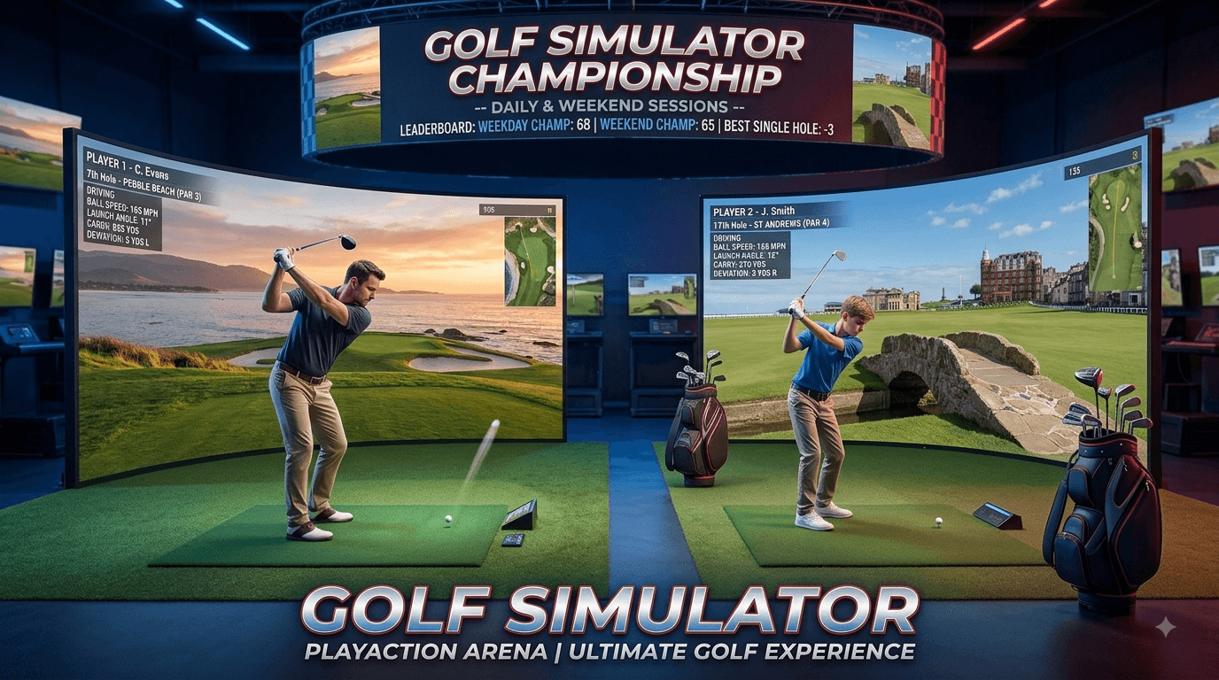 Golf Simulator game room